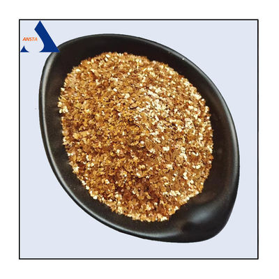 Golden Mica Flakes for electrodes, Gold Mica Powder for wall coating